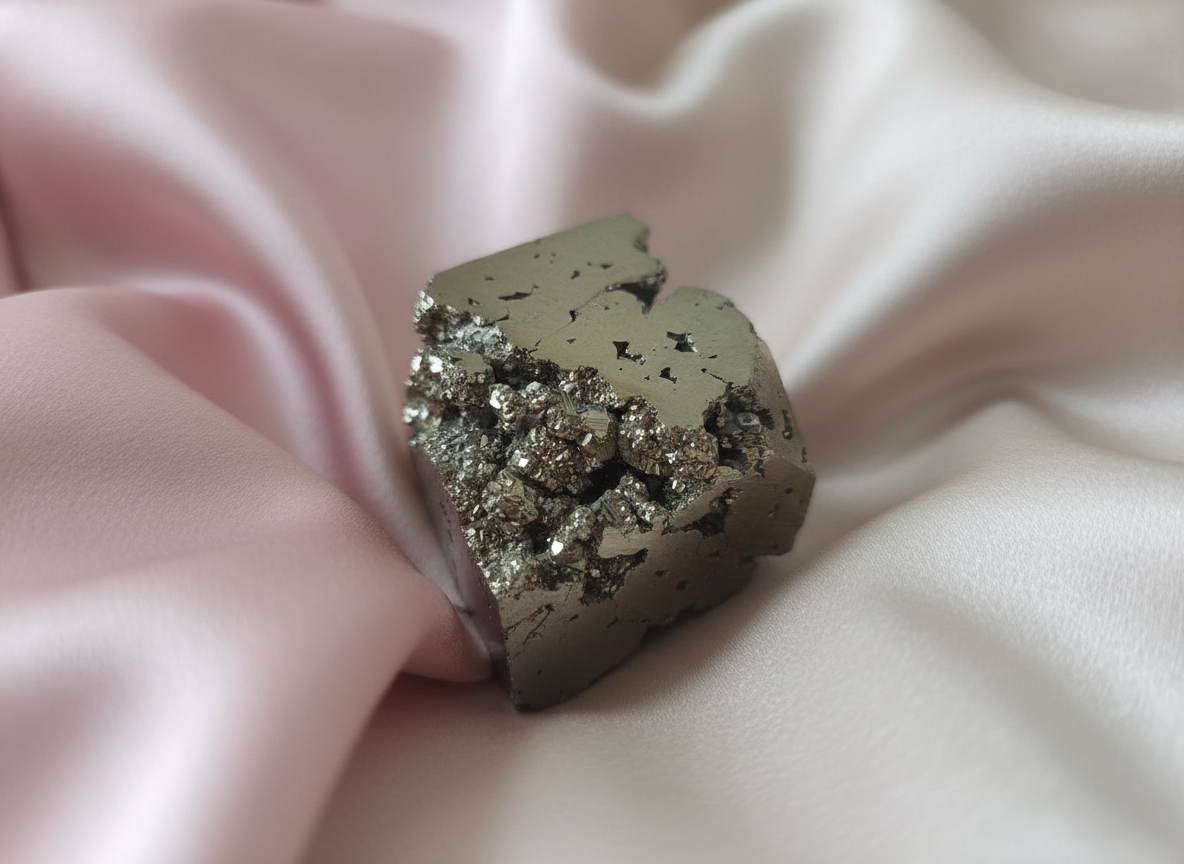 Пирит Куб (Вес: 240 г. Размер: 45 × 45 мм)