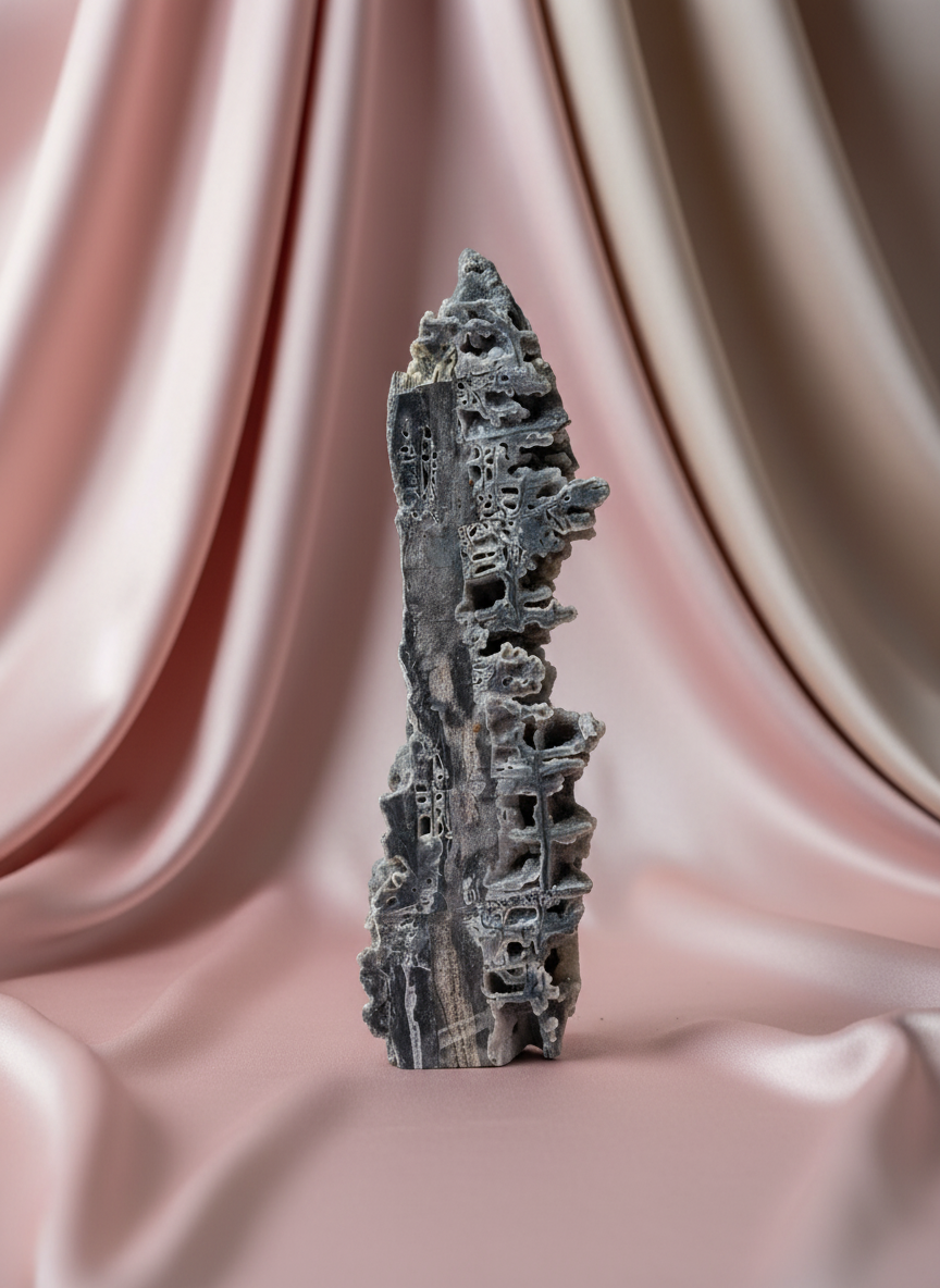 Кристалл Агат (Вес: 6450 г. Размер: 500 × 140 мм)